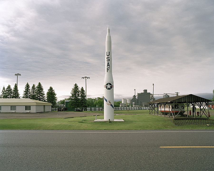 Minuteman I missile, ND Highway 13, Lamoure, North Dakota, 2008, from the “Shrines” series